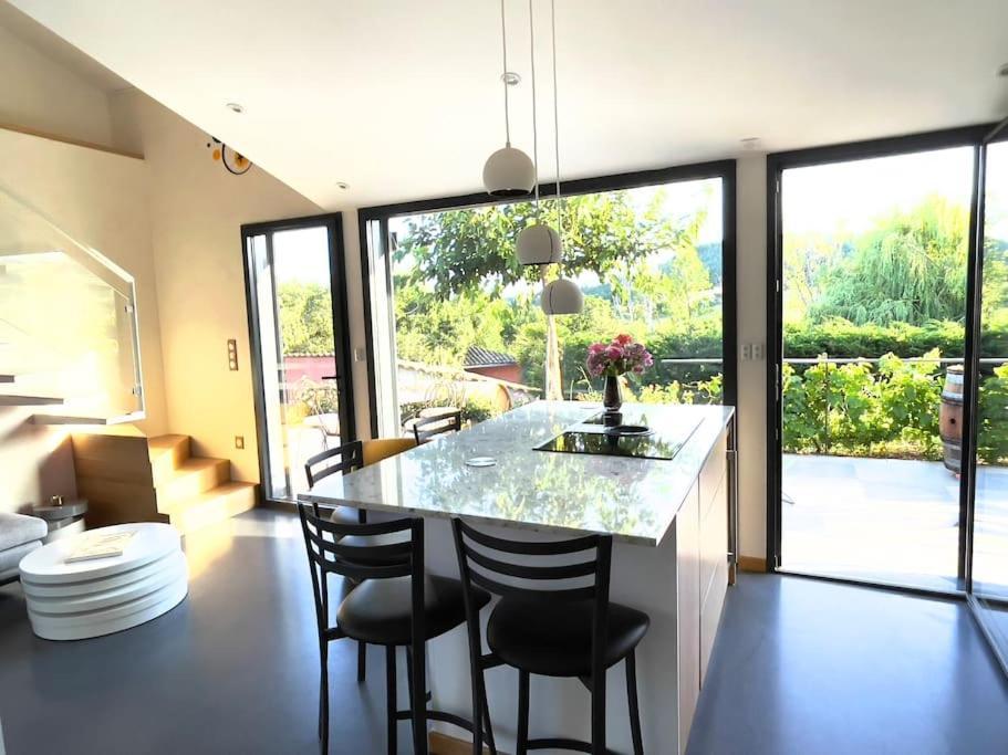 Gite De Charme 5 Etoiles Pour Couple Avec Sauna Et Jacuzzi Exterieurs Privatifs โปเกรอส์ ภายนอก รูปภาพ